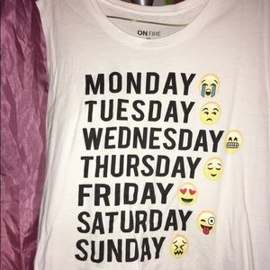 Emoji tank top from the mall. Size XL